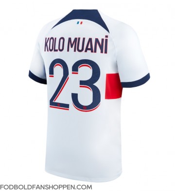 Paris Saint-Germain Randal Kolo Muani #23 Udebanetrøje 2023-24 Kortærmet